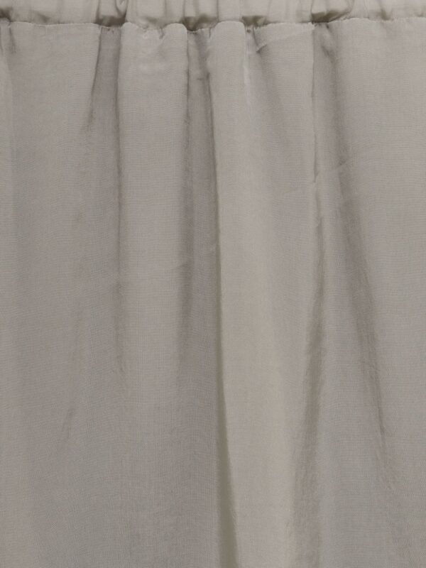 ⁦gathered-detail midi skirt⁩ - الصورة ⁦2⁩