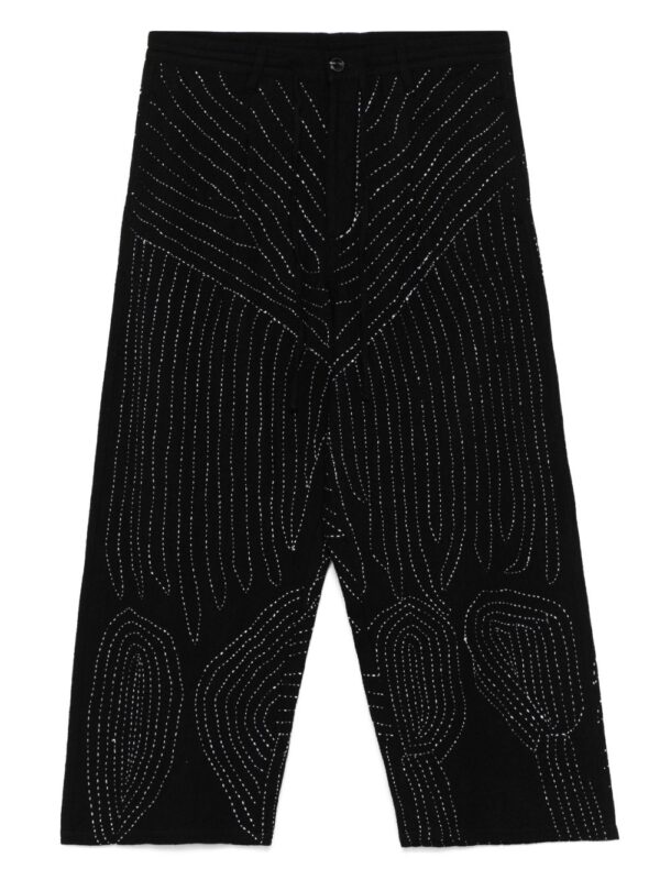 ⁦embroidered trousers⁩ - الصورة ⁦3⁩