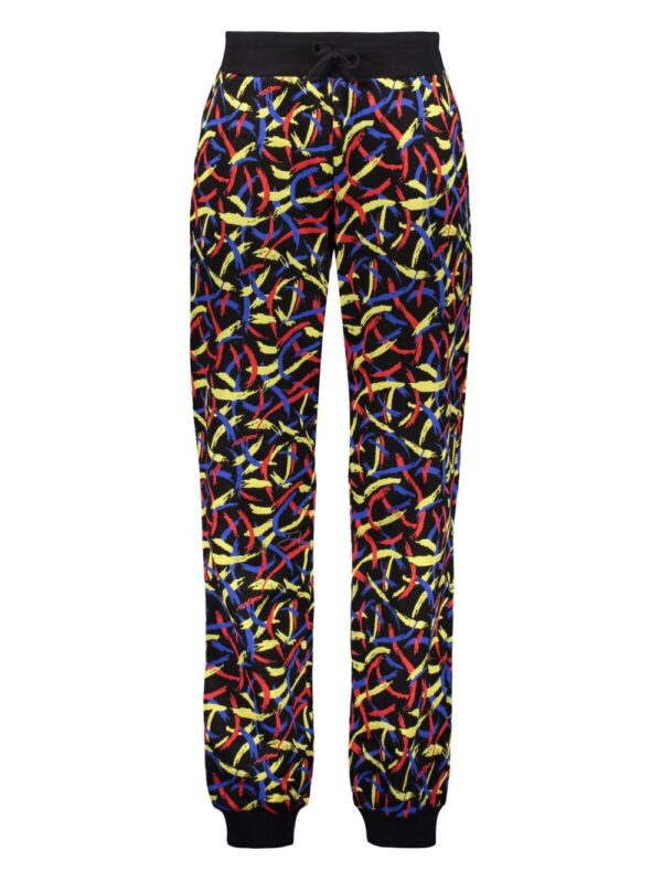 ⁦patterned-jacquard track pants⁩ - الصورة ⁦3⁩