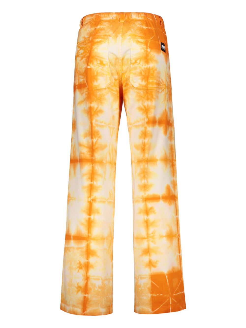 tie-dye print trousers