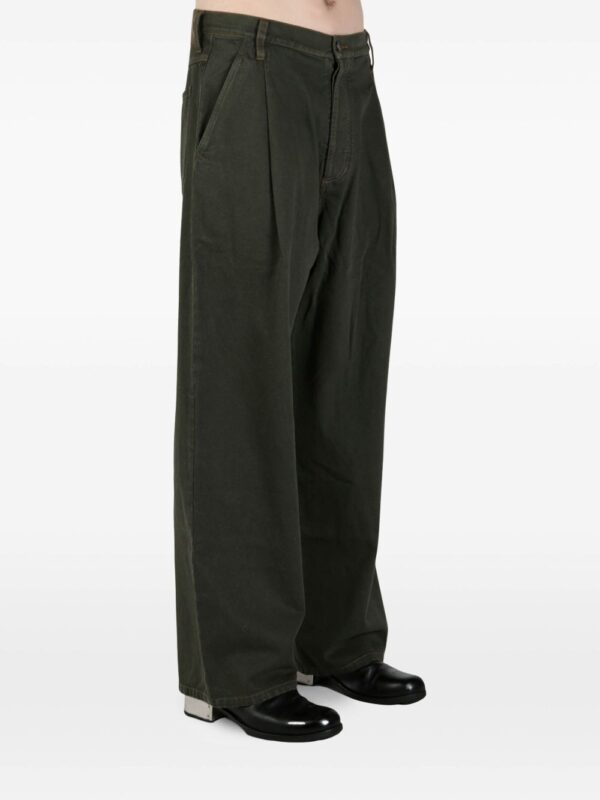 pleat-detailing trousers