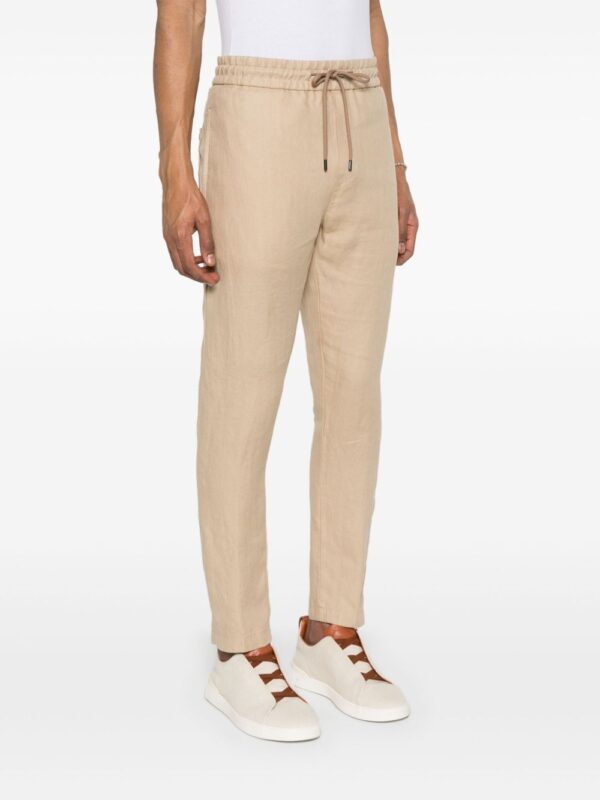 linen trousers