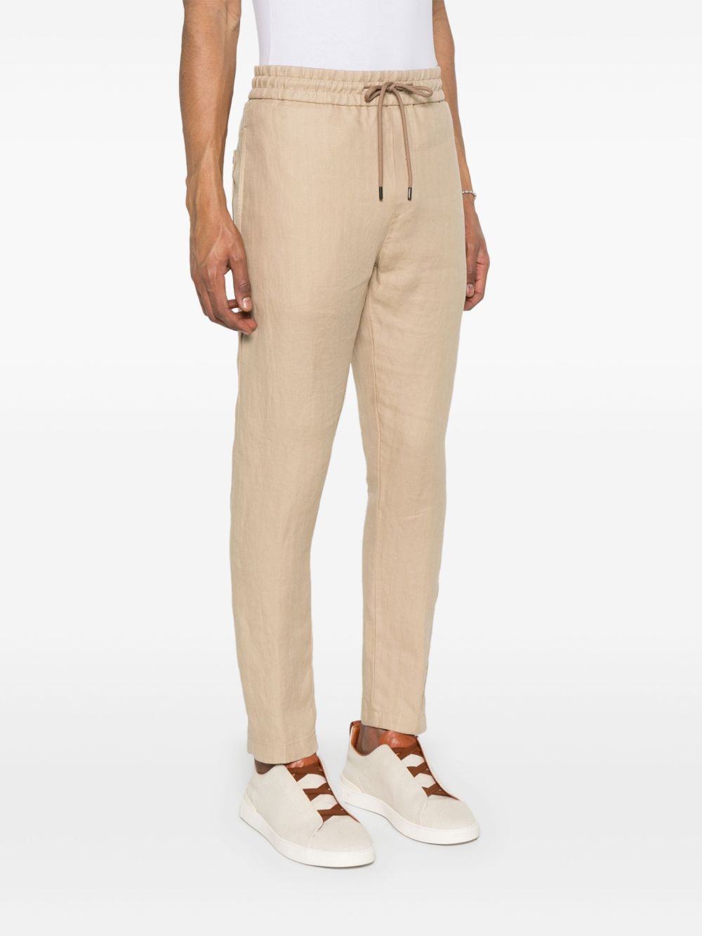 linen trousers