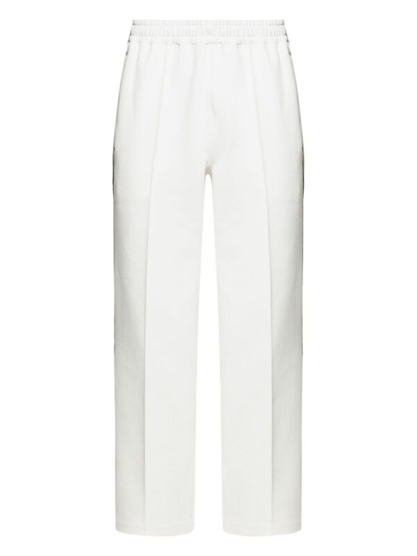 pressed-crease track pants