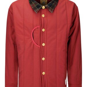 puffer button-up shirt jacket