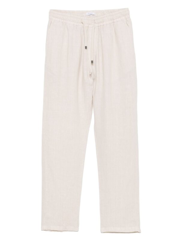 linen trousers