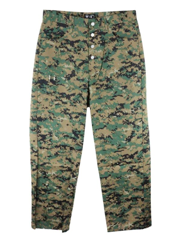⁦camouflage-print trousers⁩ - الصورة ⁦3⁩