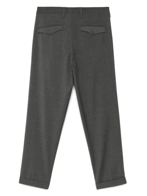 pleat-detailed trousers