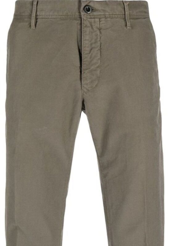 ⁦cotton chino trousers⁩ - الصورة ⁦3⁩