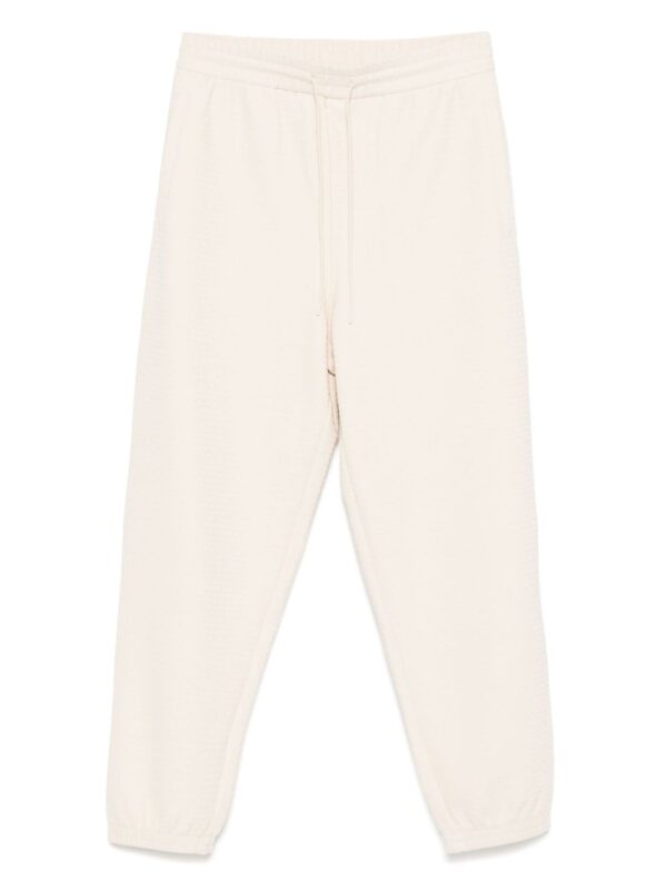 logo-jacquard track pants