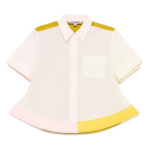 colour-block shirt