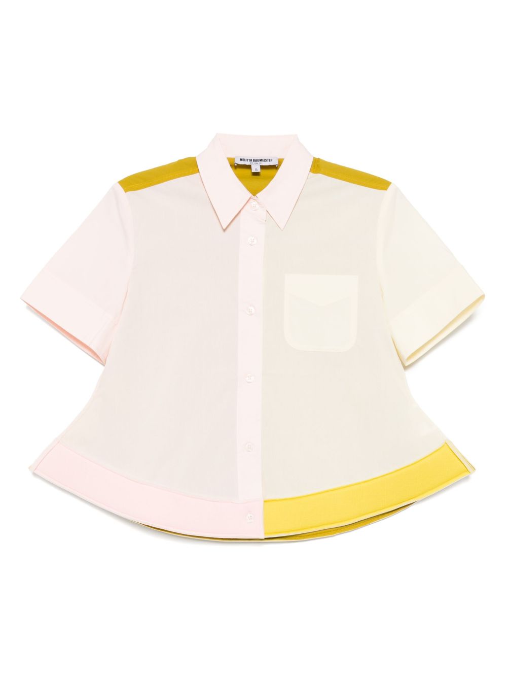 colour-block shirt