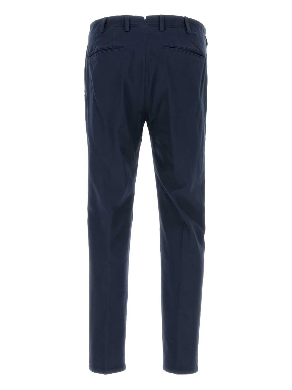 slim-cut trousers