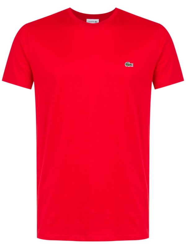 ⁦embroidered logo T-shirt⁩ - الصورة ⁦2⁩