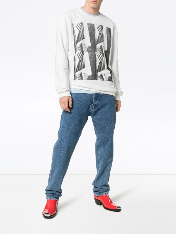 ⁦Andy Warhol flag print long sleeved top⁩ - الصورة ⁦2⁩