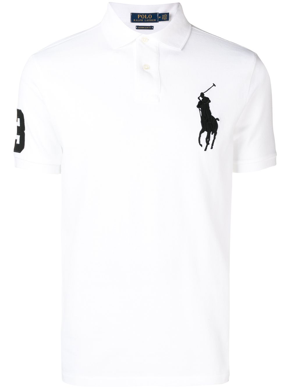 contrast logo T-shirt