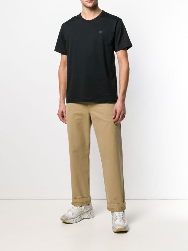 ⁦face-patch crew neck T-shirt⁩ - الصورة ⁦3⁩