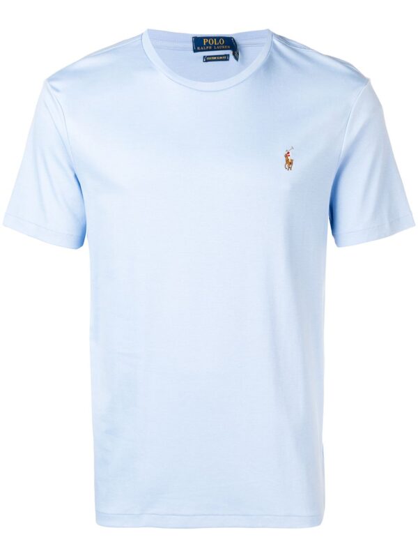 ⁦embroidered logo T-shirt⁩ - الصورة ⁦2⁩