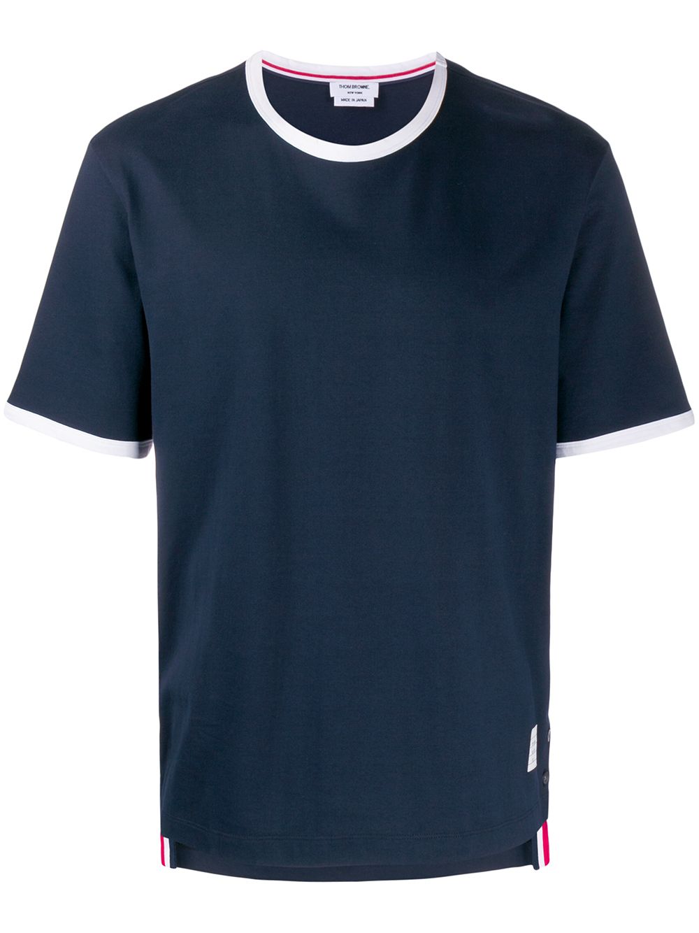 contrast trim T-shirt