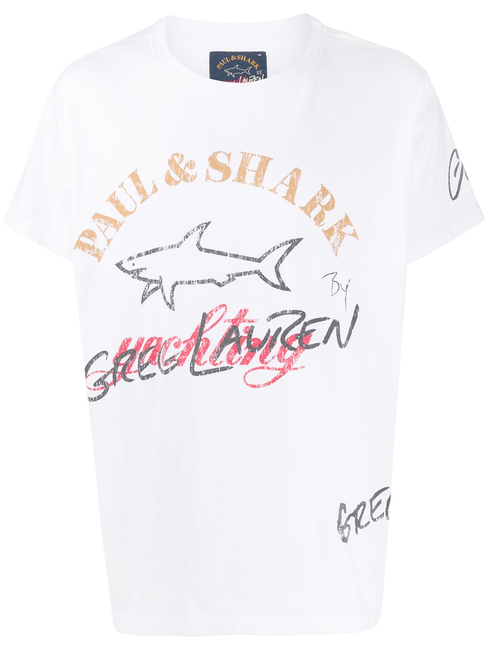crew neck logo printed T-shirt