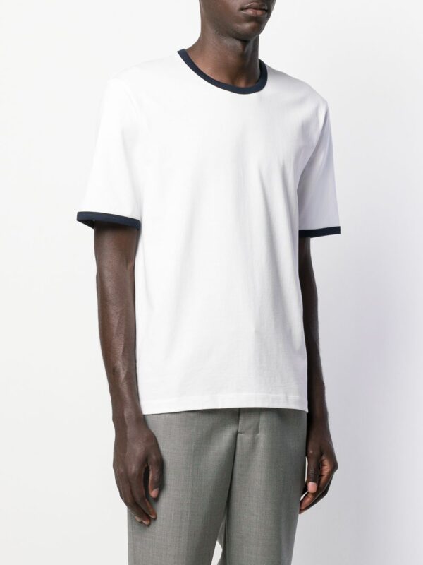 contrasting-trim T-shirt