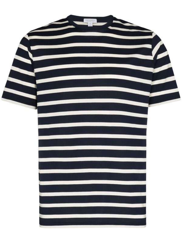 ⁦Breton-stripe T-shirt⁩ - الصورة ⁦3⁩
