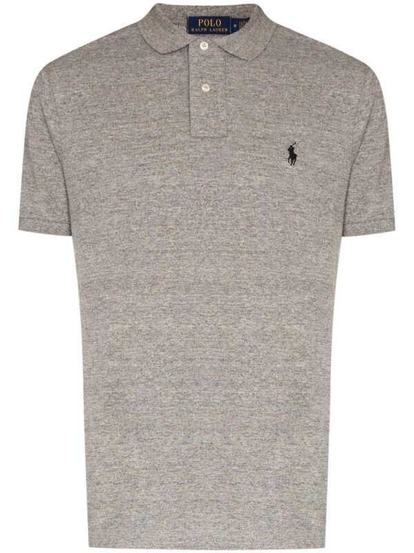 ⁦embroidered logo polo shirt⁩ - الصورة ⁦2⁩