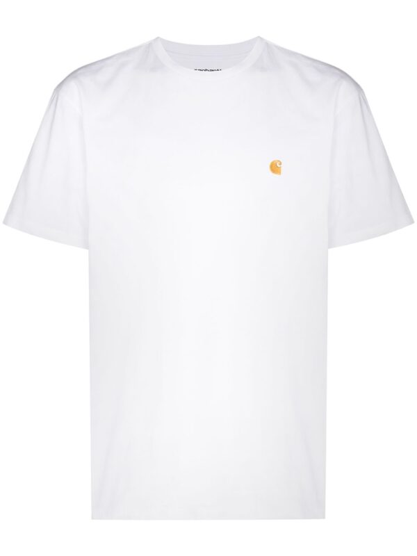 ⁦Chase logo-embroidered cotton T-shirt⁩ - الصورة ⁦3⁩