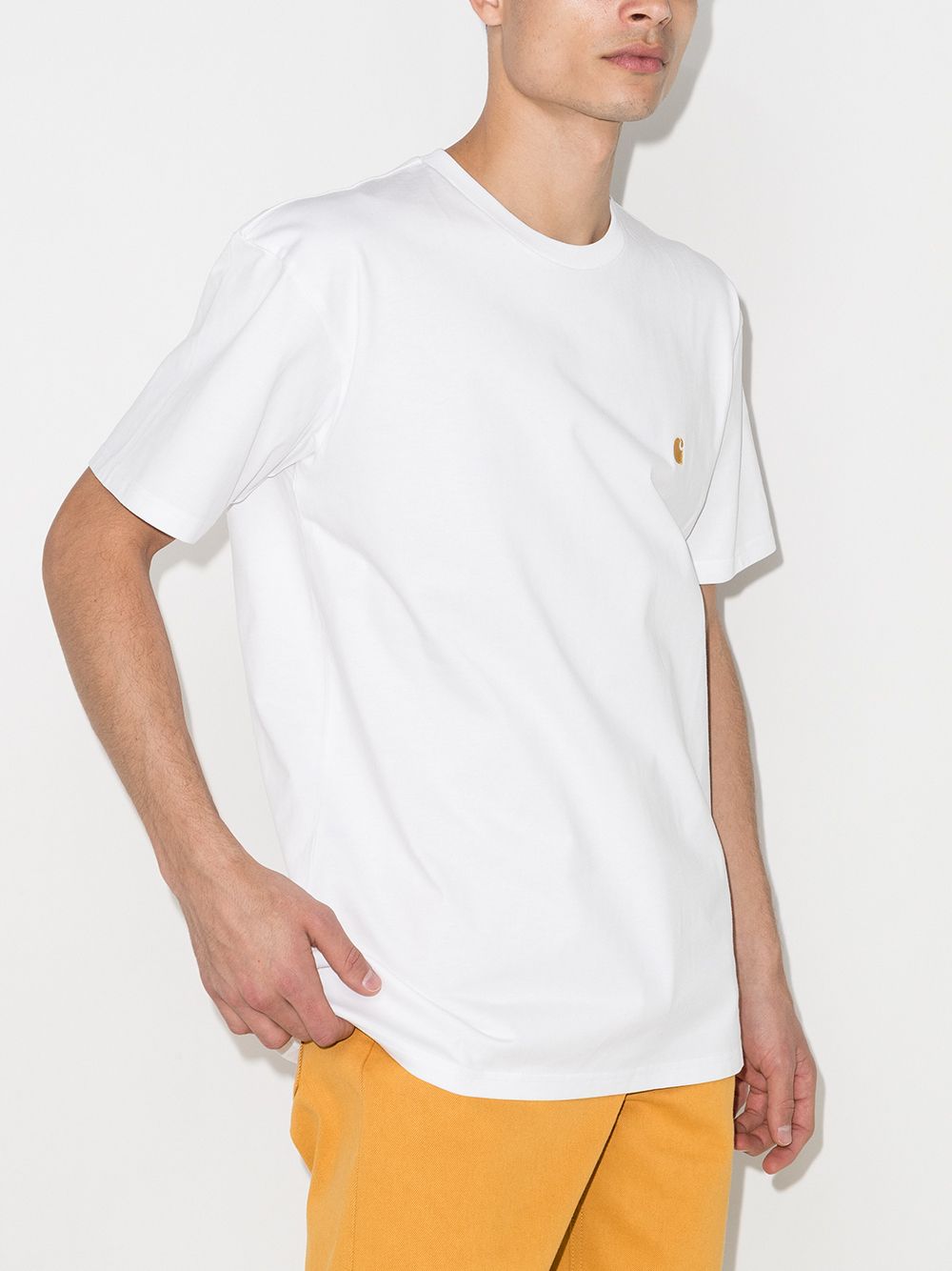 Chase logo-embroidered cotton T-shirt