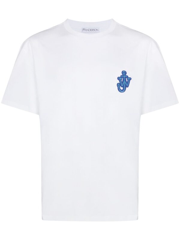 ⁦Anchor-patch cotton T-shirt⁩ - الصورة ⁦3⁩