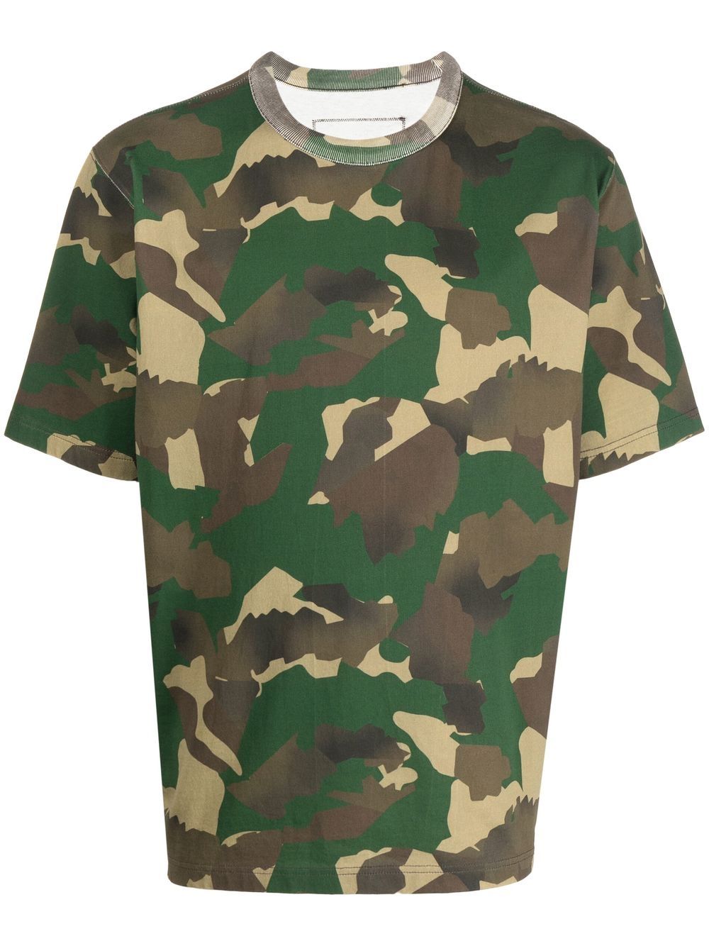 camouflage organic-cotton T-shirt