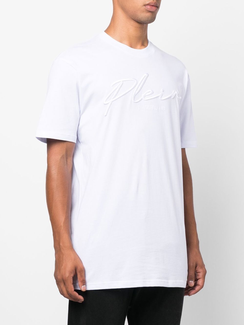 embroidered-logo crew-neck T-shirt