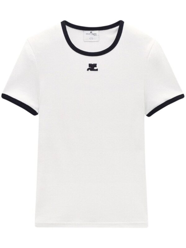 ⁦Bumpy contrast T-shirt⁩ - الصورة ⁦4⁩