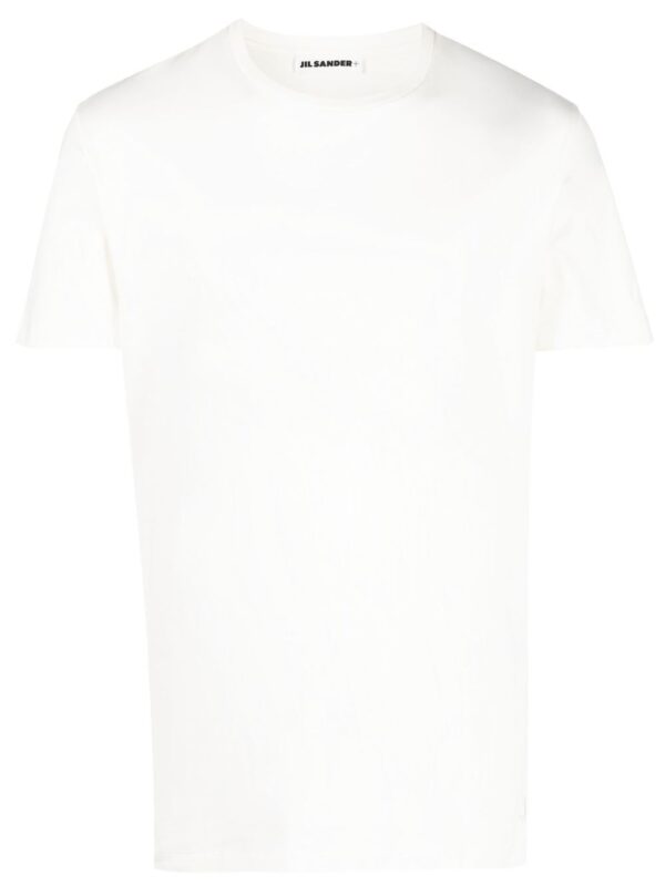 ⁦embroidered-logo short-sleeved T-shirt⁩ - الصورة ⁦2⁩