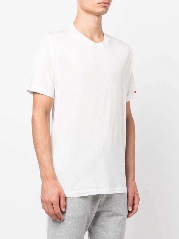 ⁦embroidered logo T-shirt⁩ - الصورة ⁦3⁩