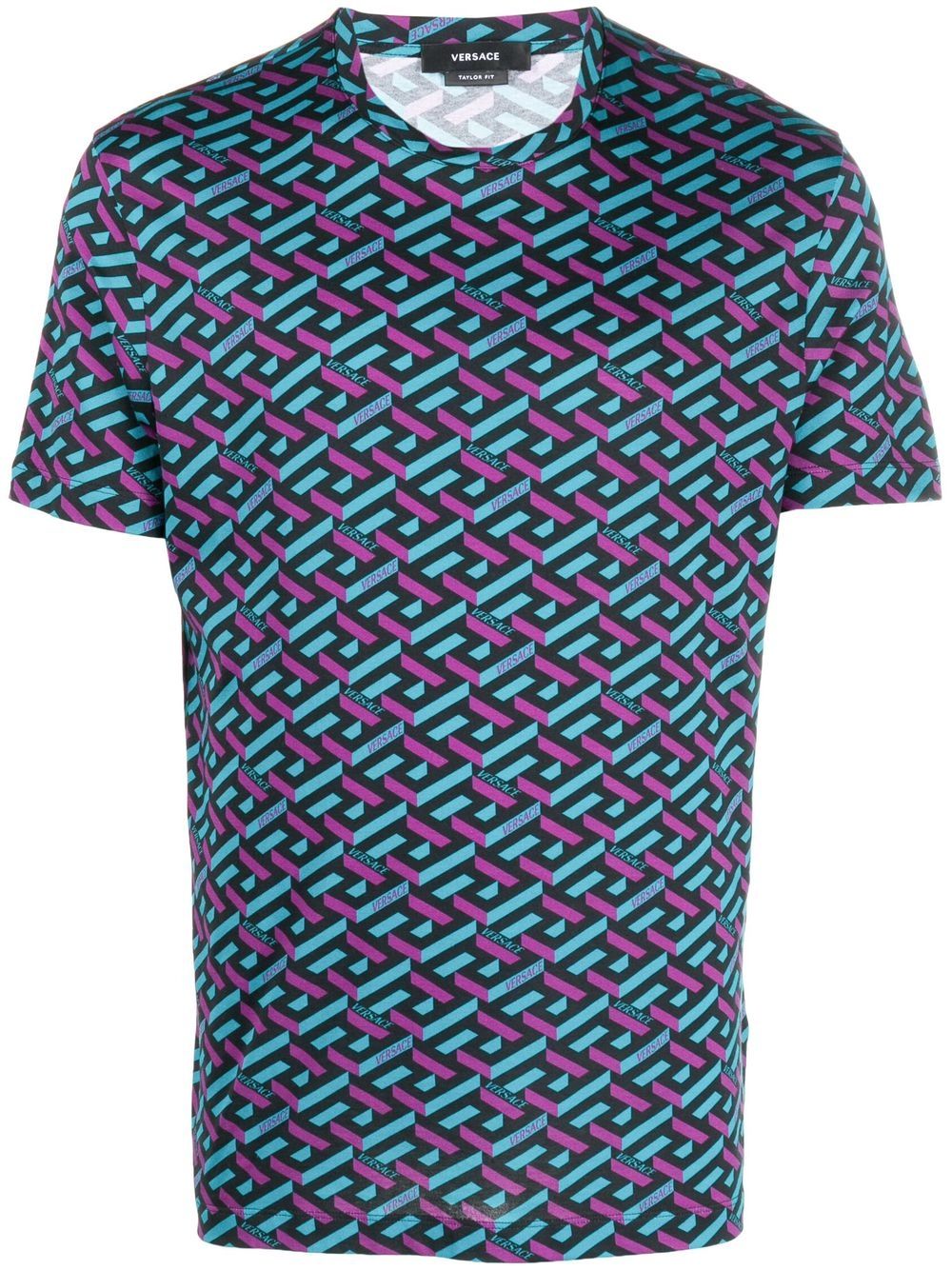 all-over logo-print T-shirt