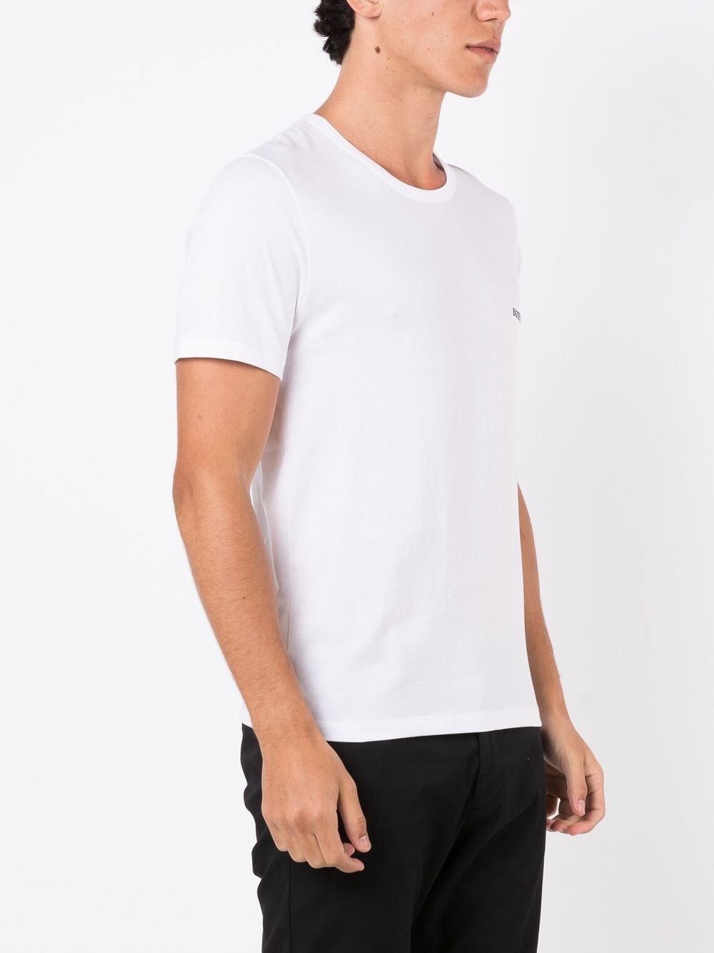embroidered-logo T-shirt pack