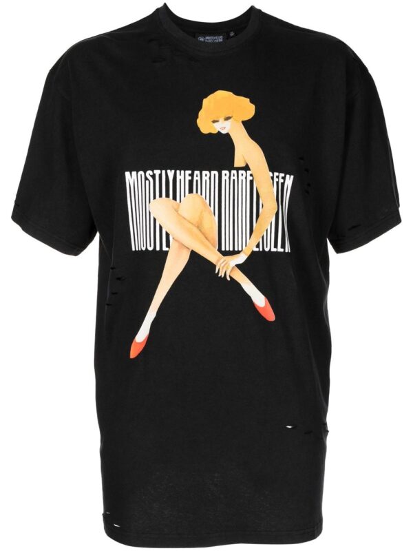 Barcode graphic-print T-shirt