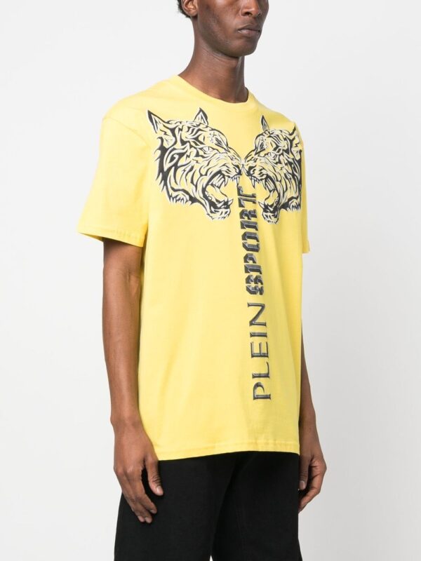 ⁦crew neck tiger-print T-shirt⁩ - الصورة ⁦3⁩