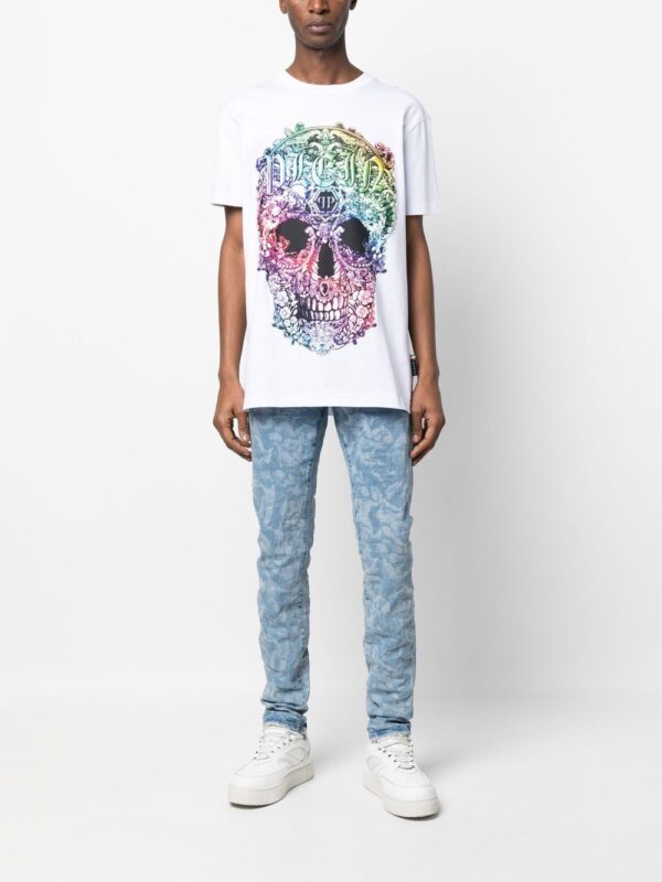 ⁦Baroque Skull short-sleeve T-shirt⁩ - الصورة ⁦2⁩