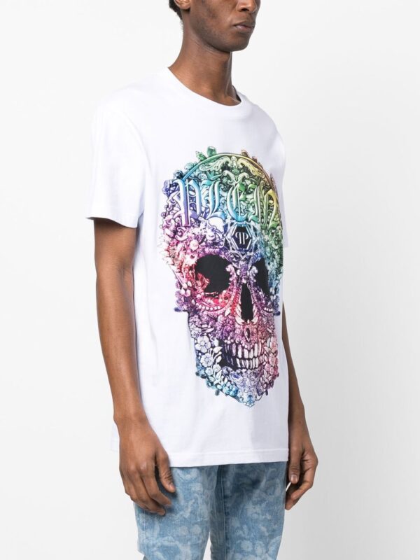 ⁦Baroque Skull short-sleeve T-shirt⁩ - الصورة ⁦3⁩