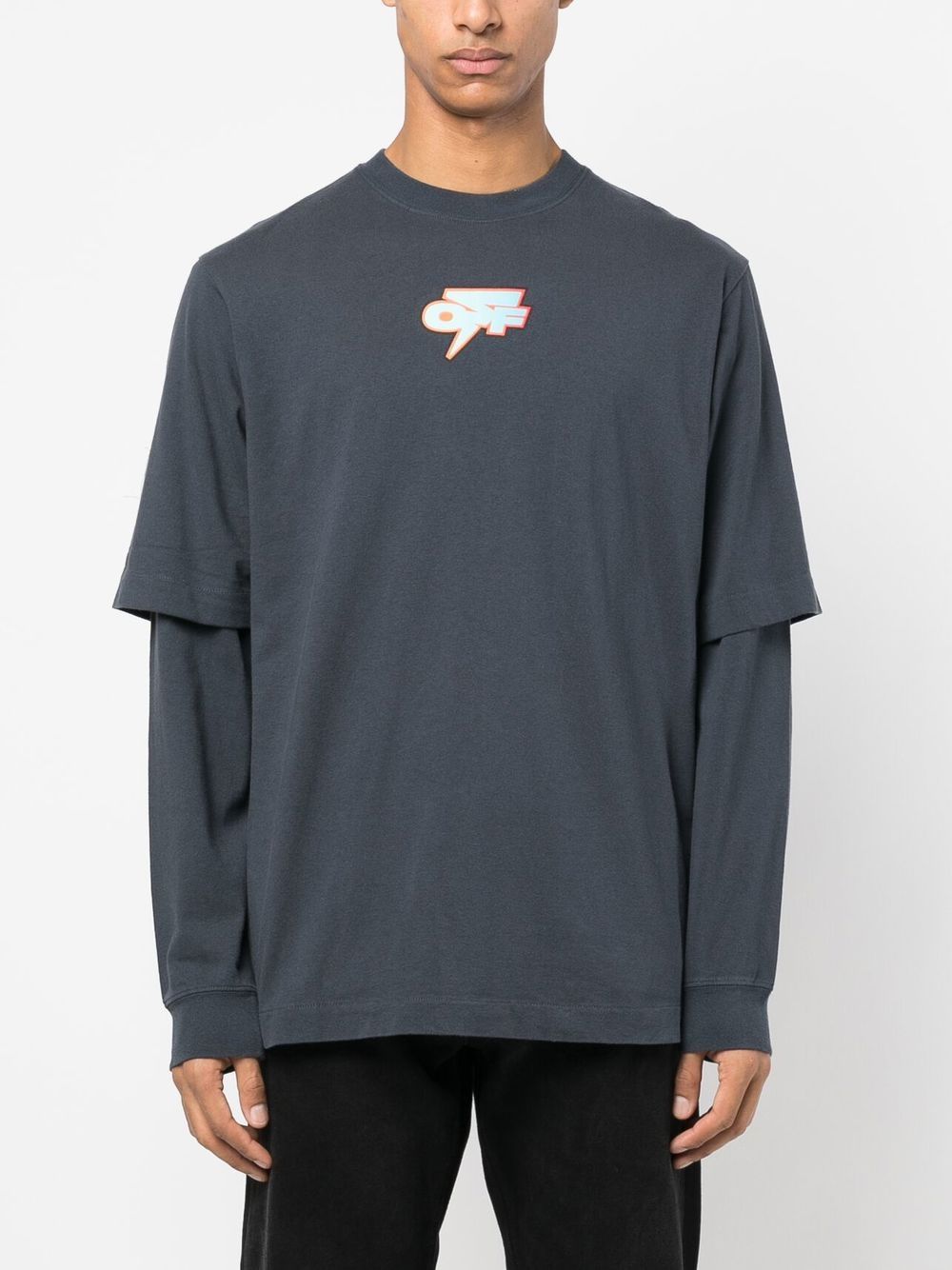 Degradé Thund Skate layered T-shirt