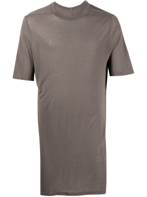 crew neck long-length T-shirt