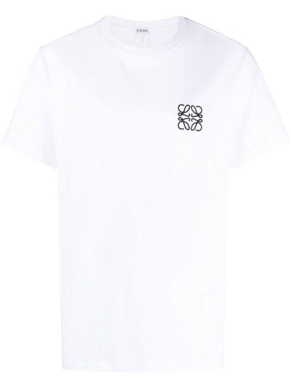 cotton embroidered-logo T-shirt