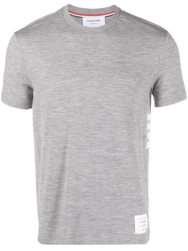 4-Bar wool T-shirt