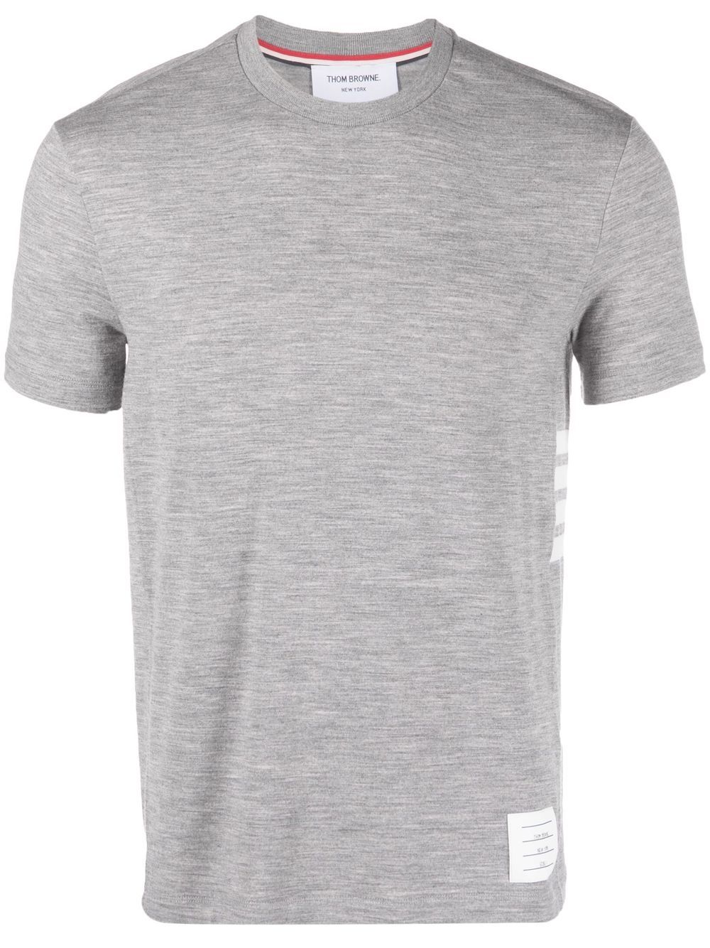 4-Bar wool T-shirt