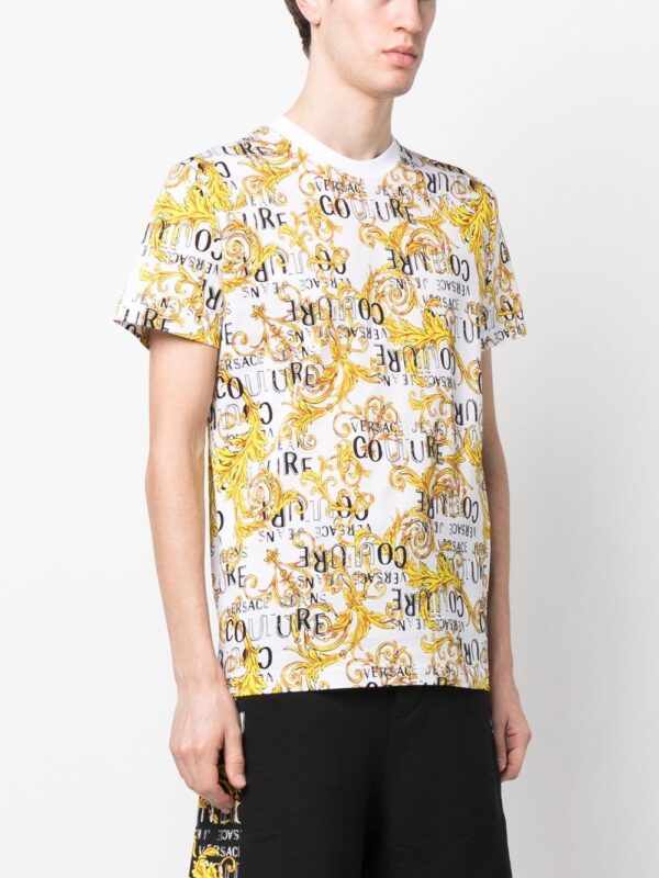 ⁦baroque-print T-shirt⁩ - الصورة ⁦4⁩