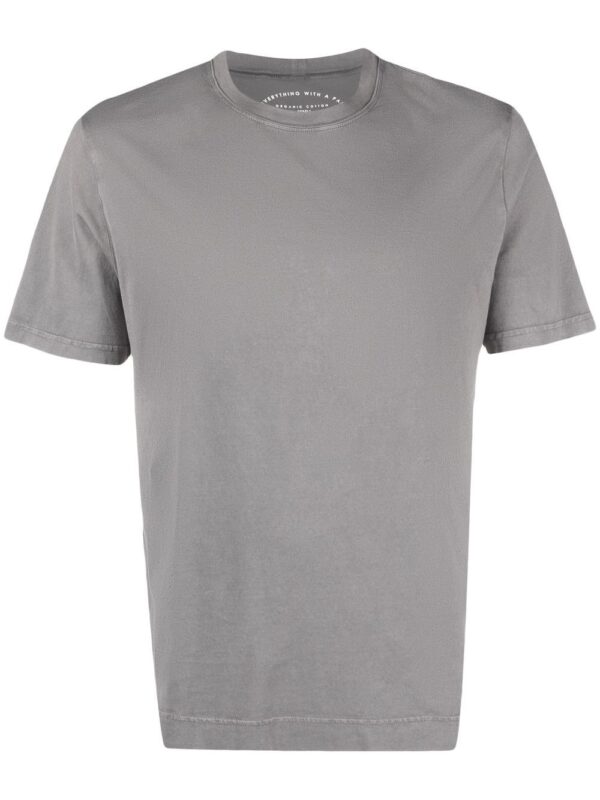 ⁦crew-neck cotton T-shirt⁩ - الصورة ⁦4⁩