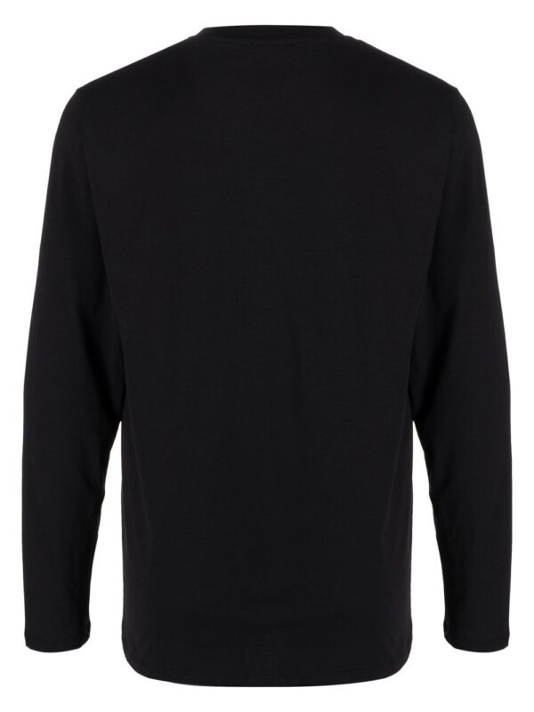 crew-neck long-sleeve T-shirt