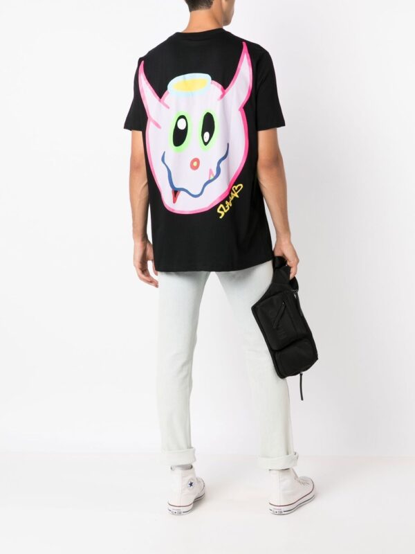 ⁦Angel Demon-print T-shirt⁩ - الصورة ⁦2⁩